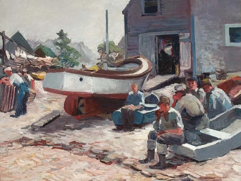1888-Abraham Bogdanove - Spiaggia dei Pesci